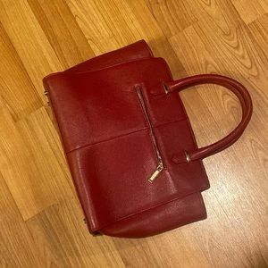 Zenith Red Satchel Handbag